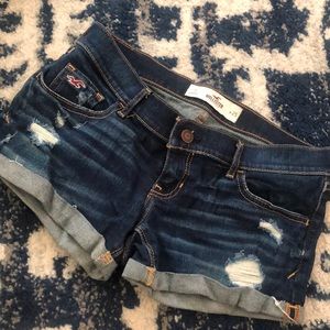 Low rise dark shorts